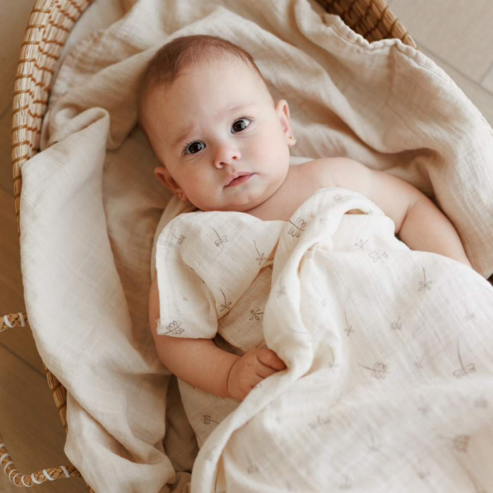 Muselina multifunctionala din bumbac 100% organic, ONINO SNUGGLE.me, Pure Life, x1 bucata, 120 x 120 cm, certificata GOTS