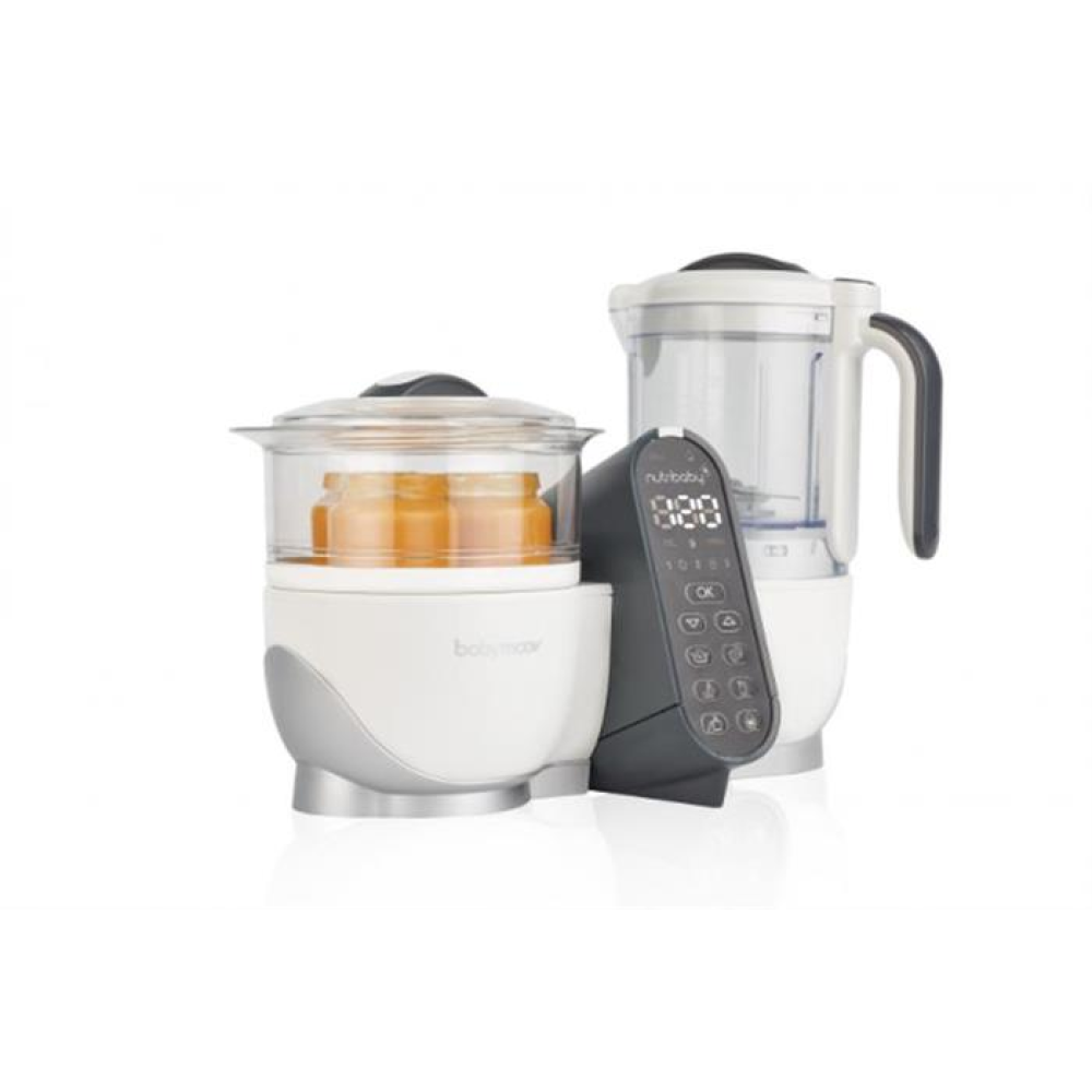 BABYMOOV - ROBOT MULTIFUNCTIONAL 5 IN 1 NUTRIBABY (+) LOFT WHITE-RESIGILAT