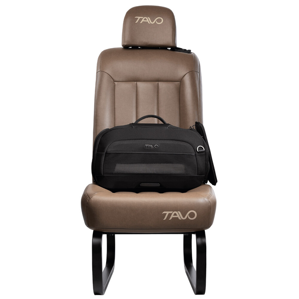 Sistem de transport si protectie Avion/Auto pentru Animale de Companie tip geanta Tavo Dupree I cu sistem de prindere Isofix, Onyx