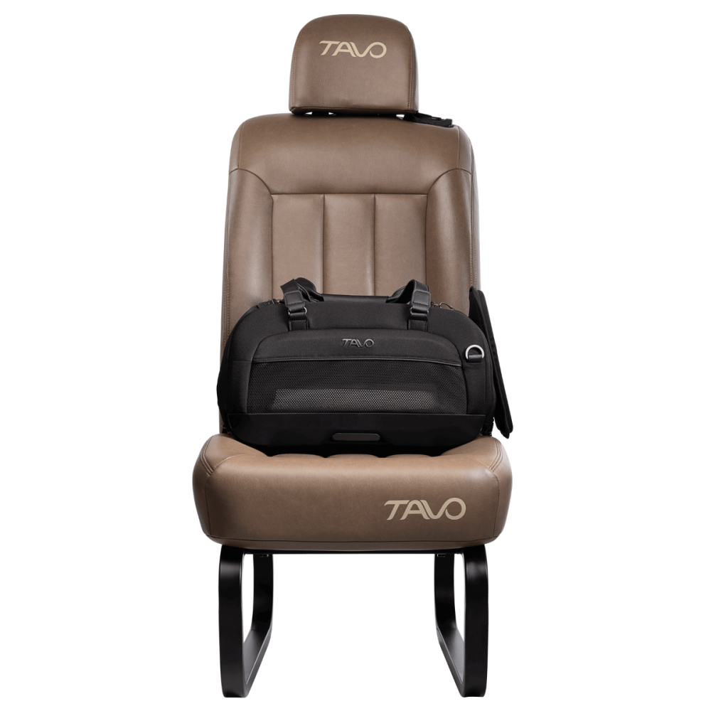 Sistem de transport si protectie Avion/Auto pentru Animale de Companie tip geanta Tavo Dupree II cu sistem de prindere Isofix, Onyx