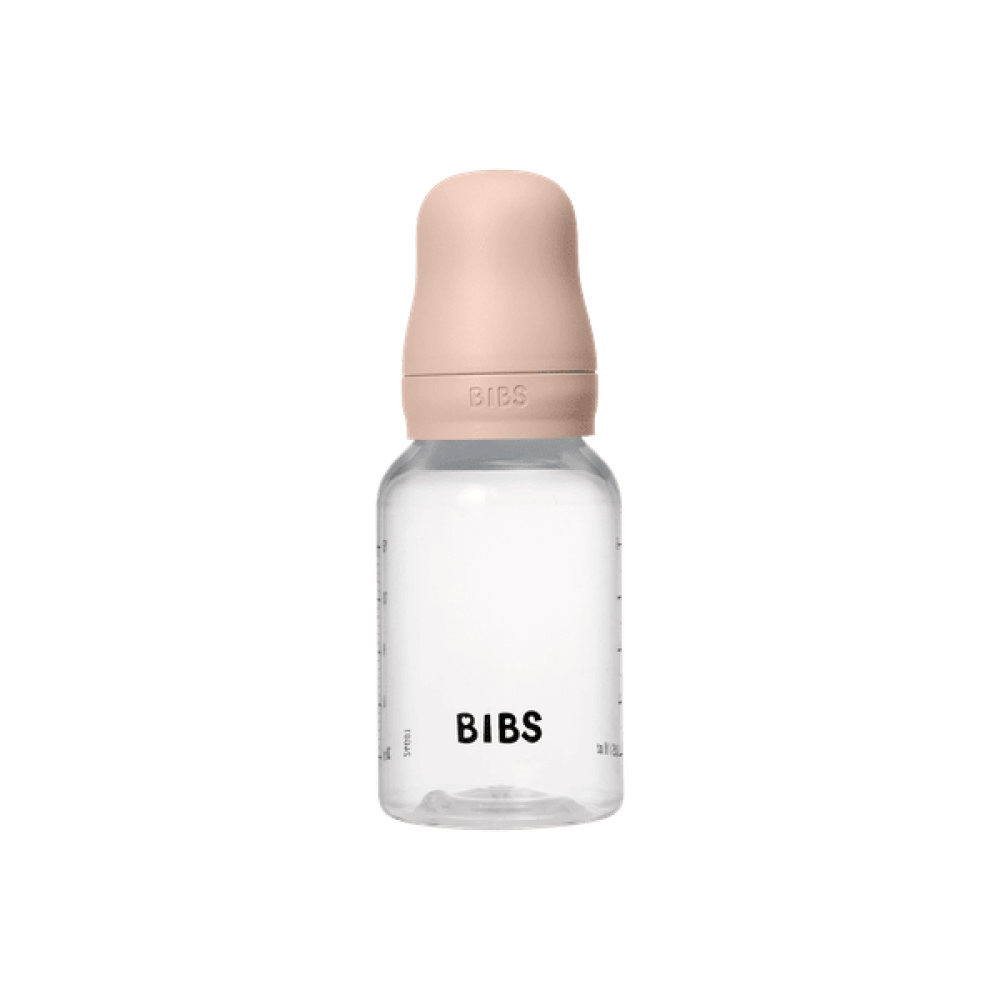 BIBS - Set complet biberon anticolici PP fara BPA, 150 ml, Latex, Blush
