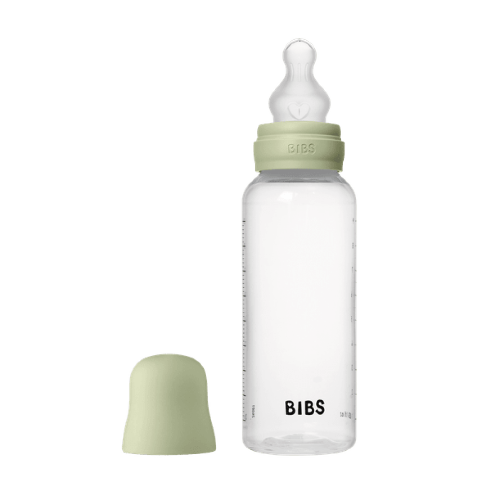 BIBS - Set complet biberon anticolici PP fara BPA, 270 ml, Silicon, Sage