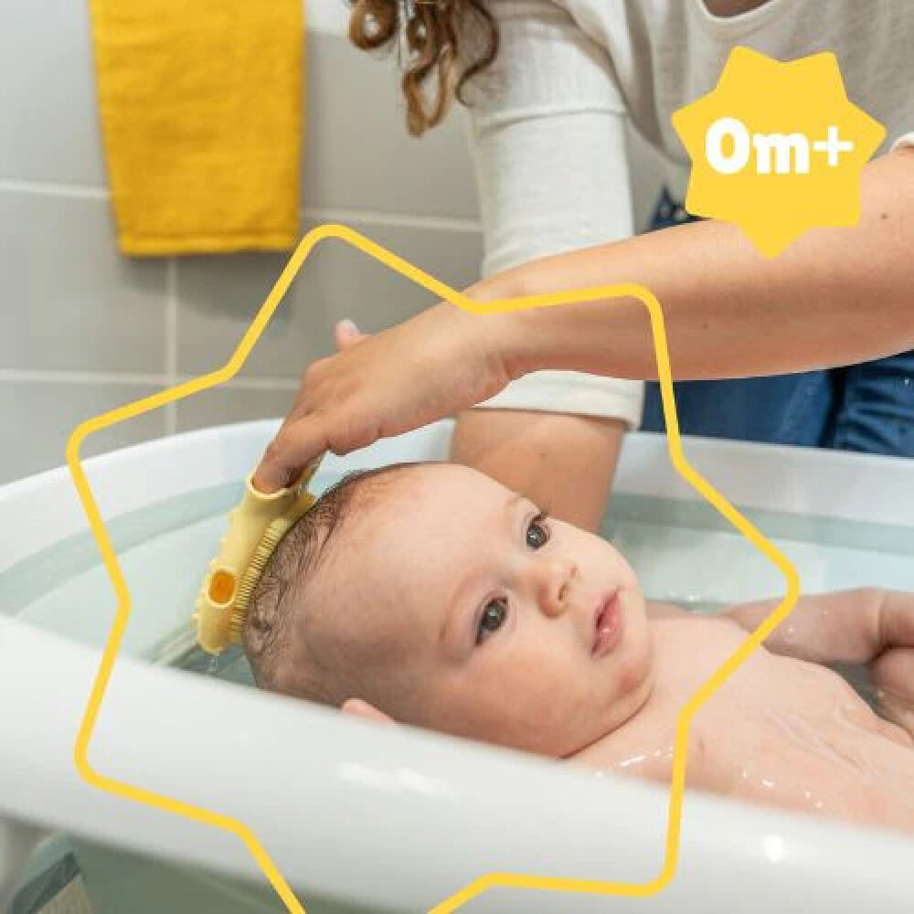 Perie de masaj Badabulle din silicon pentru scalpul bebelusului