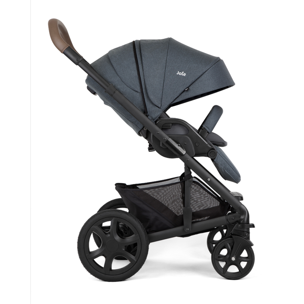 Joie - Carucior pentru copii Chrome DLX 3 in 1 Moonlight (Carucior Chrome DLX Moonlight  + Landou Moonlight + Scoica i-Snug Moonlight)