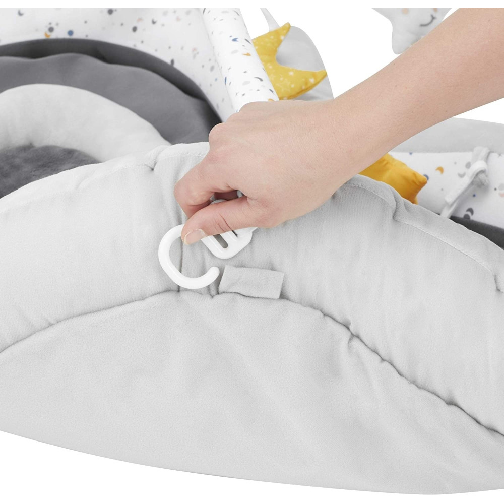 Badabulle - Salteluta de activitati 2 in 1 Nest Moonlight
