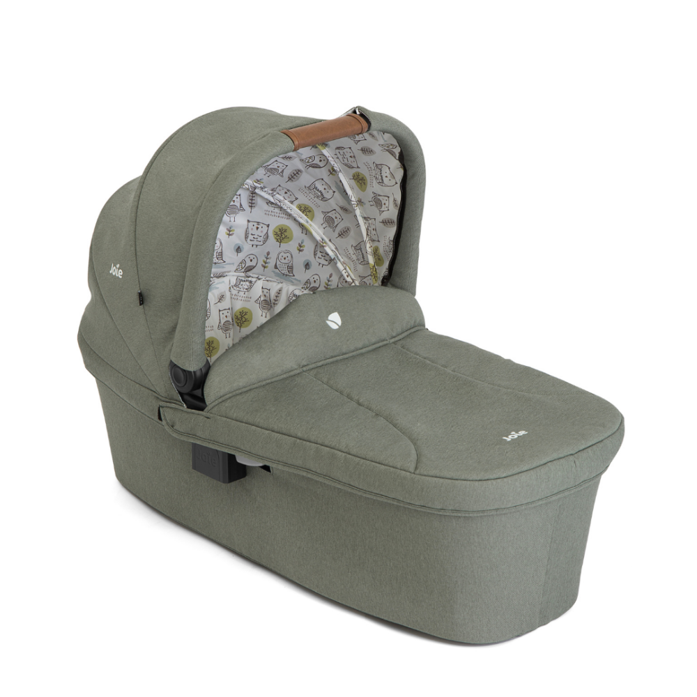 Carucior pentru copii multifunctional 3 in 1 Joie Versatrax E Dark Green (Carucior Versatrax E + Landou Ramble + scoica i-Snug)
