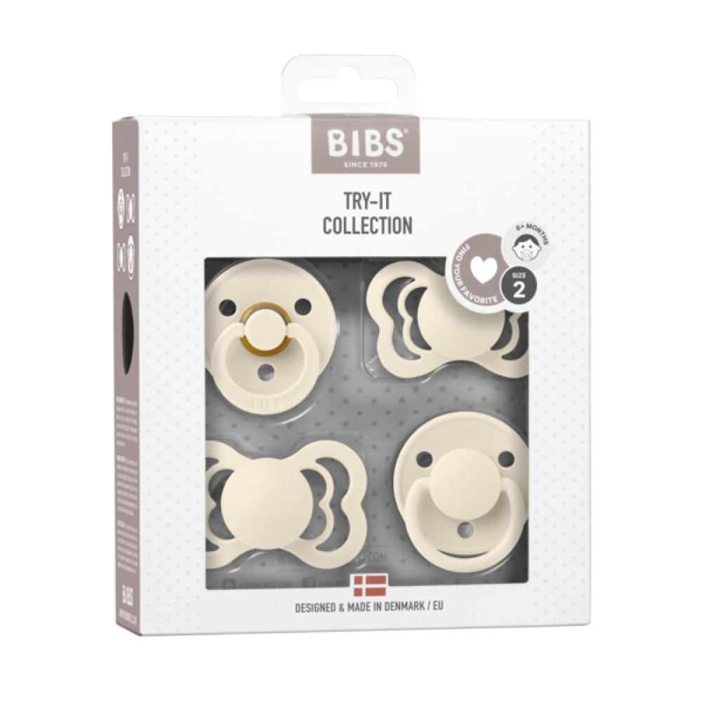 BIBS - Set 4 suzete Try-it collection 6 luni +