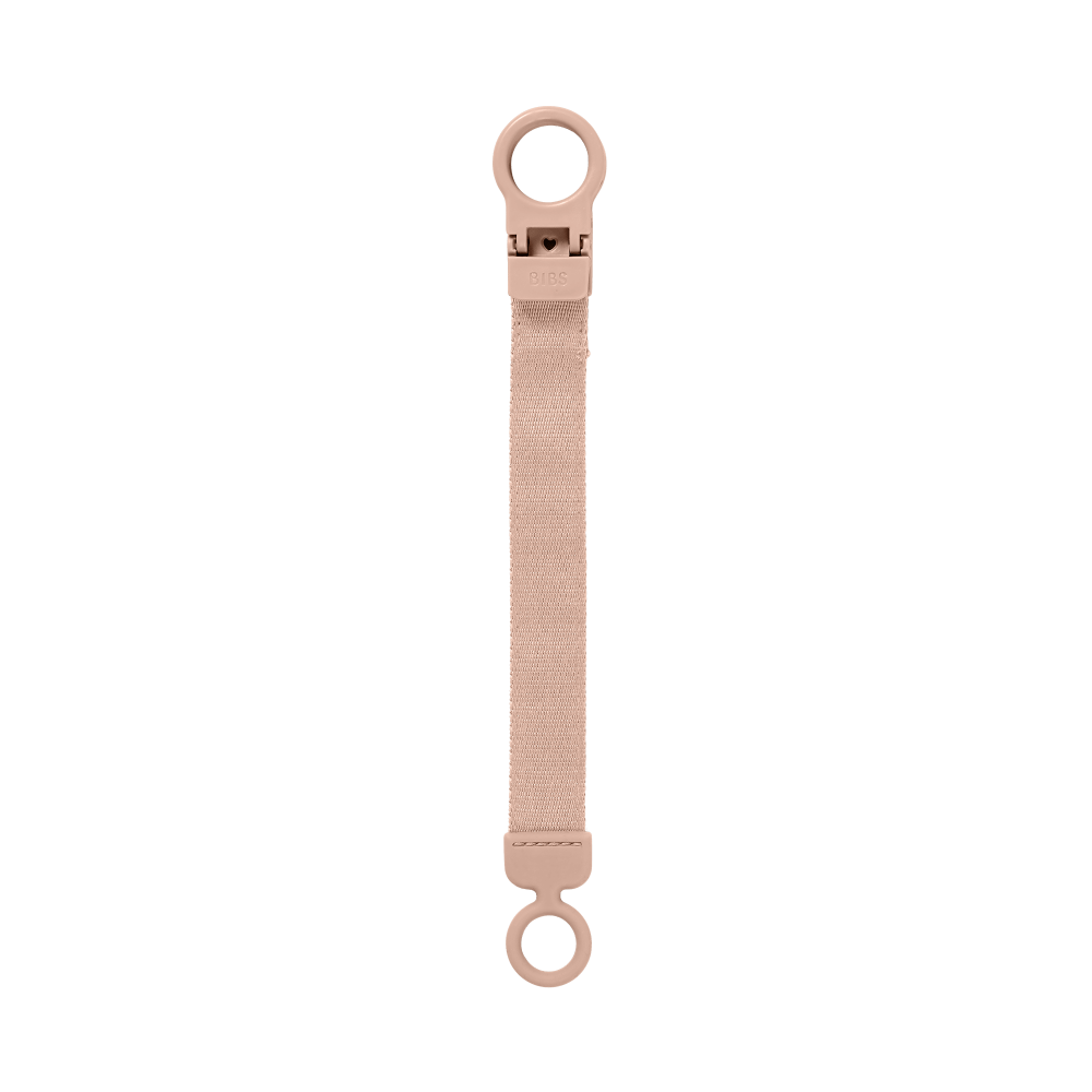 Lantisor clip BIBS Loop pentru suzeta, Blush