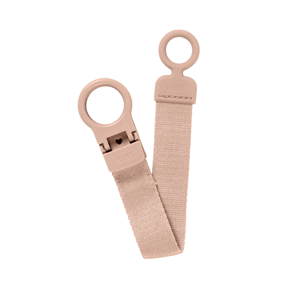 Lantisor clip BIBS Loop pentru suzeta, Blush
