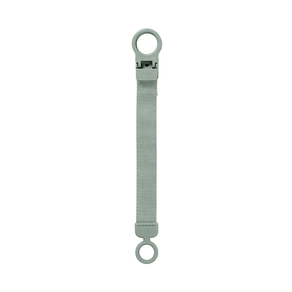 Lantisor clip BIBS Loop pentru suzeta, Sage