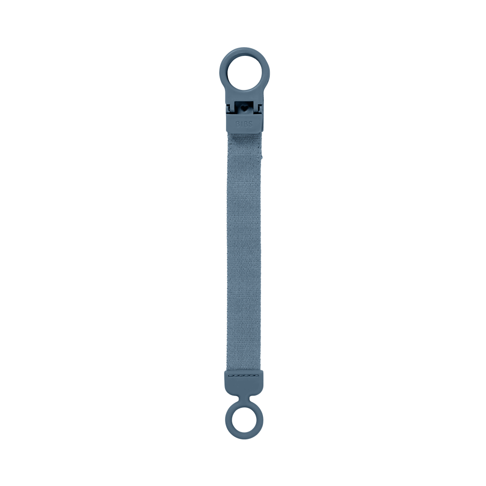 Lantisor clip BIBS Loop pentru suzeta, Petrol
