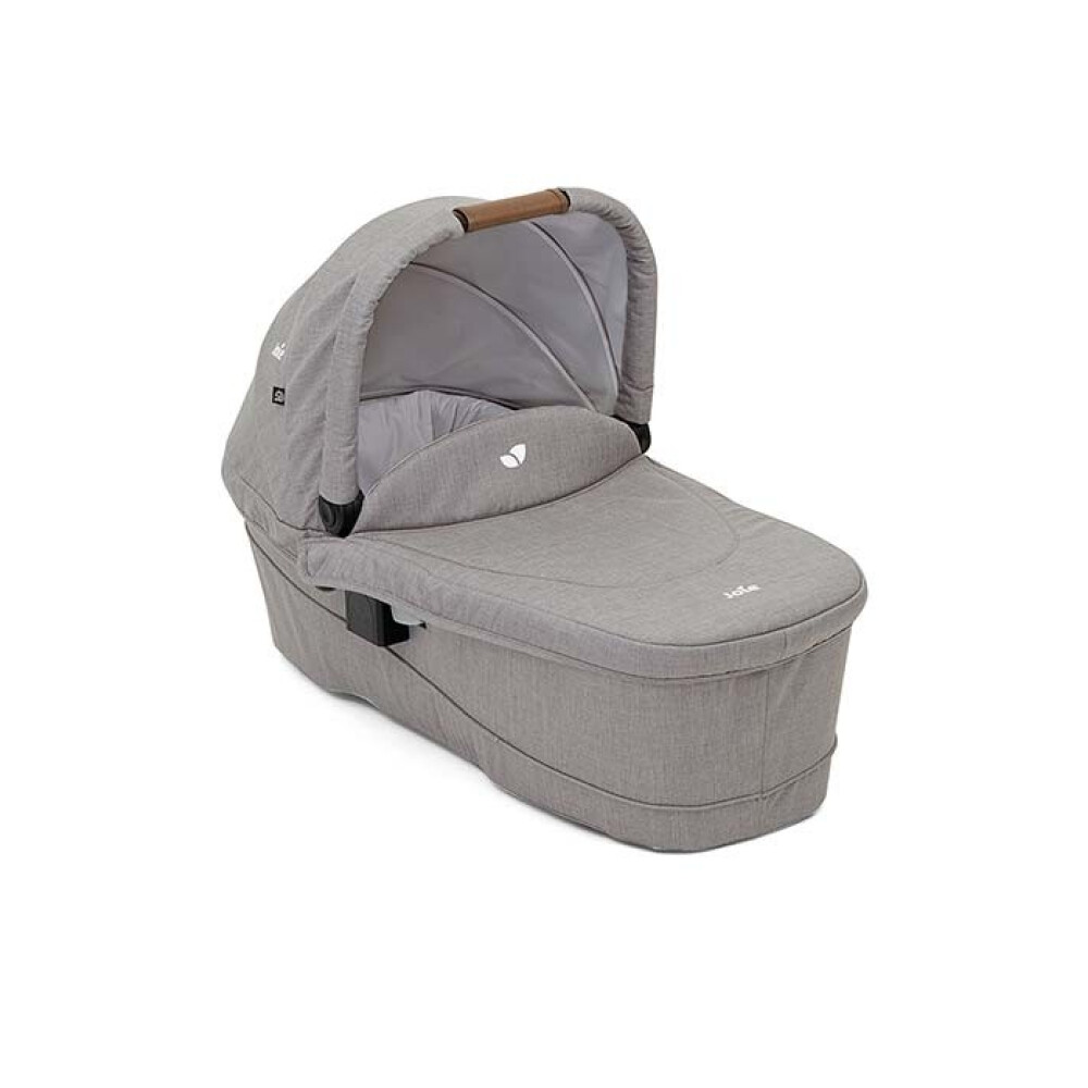 Carucior pentru copii multifunctional 3 in 1 Joie Versatrax E Gray Flannel (Carucior Versatrax E Gray Flannel+ Landou Ramble xl Gray Flannel+ scoica i-Snug Gray Flannel)