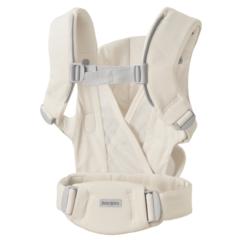 Marsupiu ergonomic Baby Bjorn Baby Carrier Hold, Cream, Airy Mesh