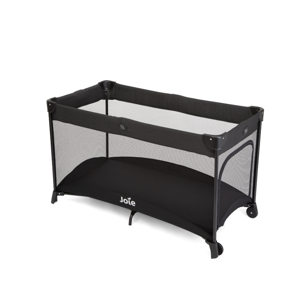  Patut pliabil pentru copii, cu 2 niveluri, Joie Allura 120 cm, Shale