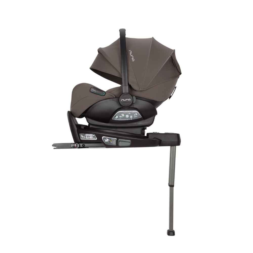 Scoica auto cu functie de recline Nuna ARRA flex Chestnut, 40-87 cm, testata ADAC si certificata R129