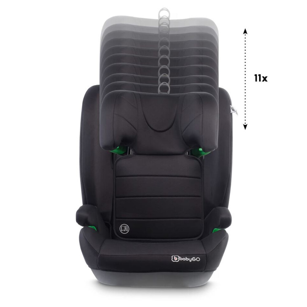 BabyGo - Scaun auto SafeChild2 Black, 100-150 cm 