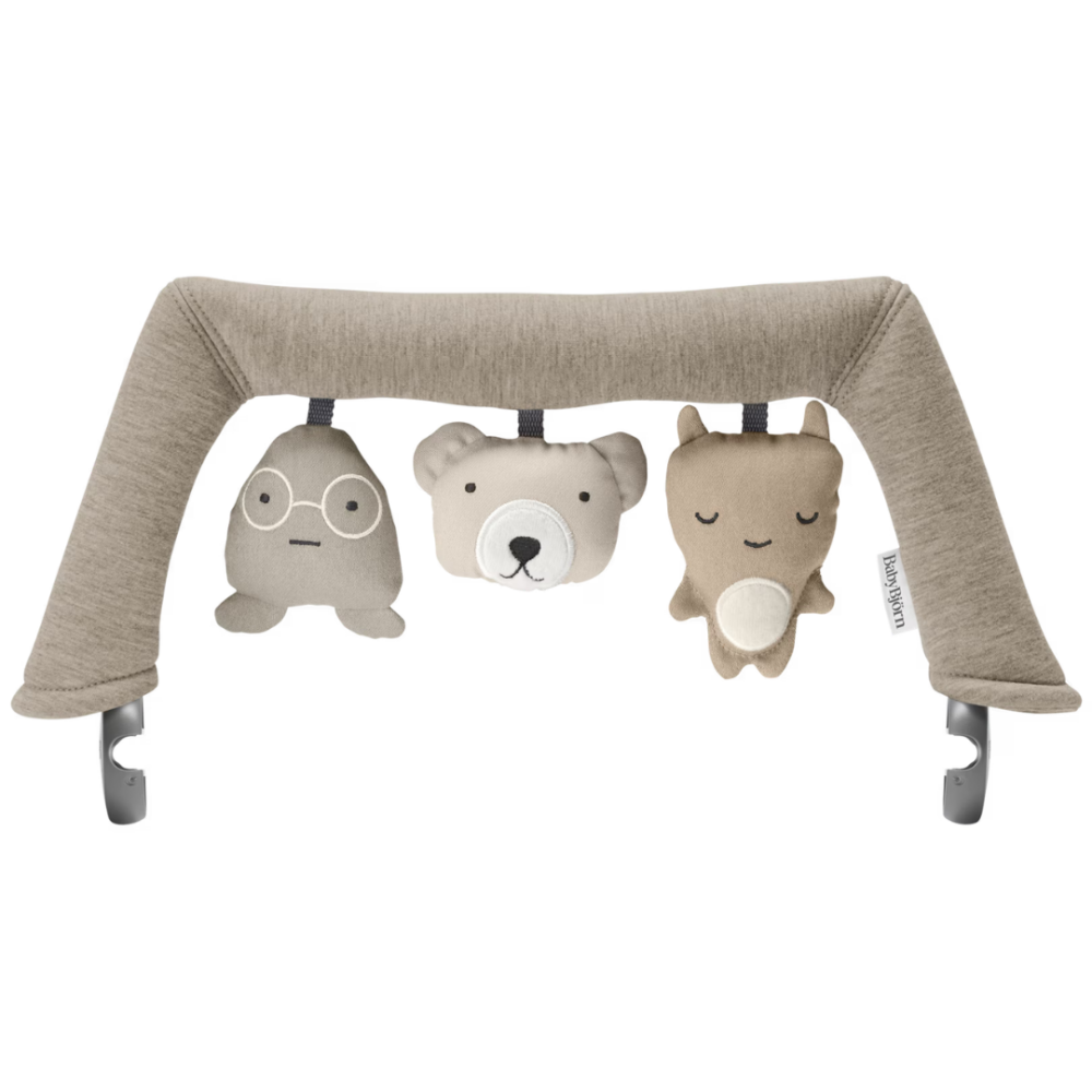 Bara de jucarii BabyBjorn Soft Toys Neutrals – pentru balansoarele Soft si Bliss