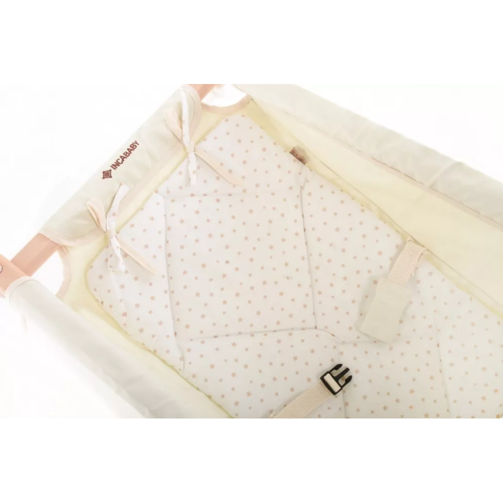 Incababy – Leagan multifunctional bebelusi, 0 luni – 3 ani (20 kg), testat TÜV Rheinland, Beige Stars FW