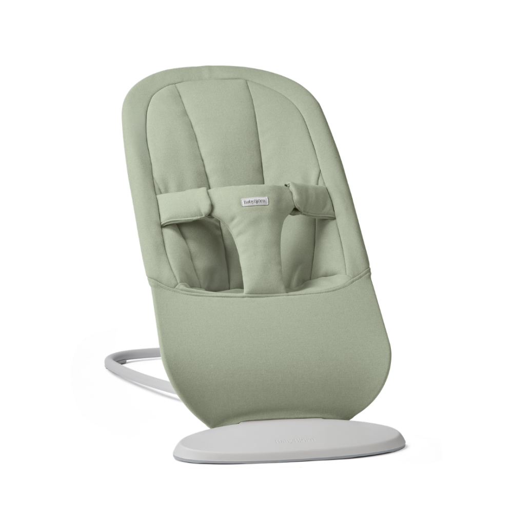 Balansoar Baby Bjorn Begin, Light Green, tesatura periata