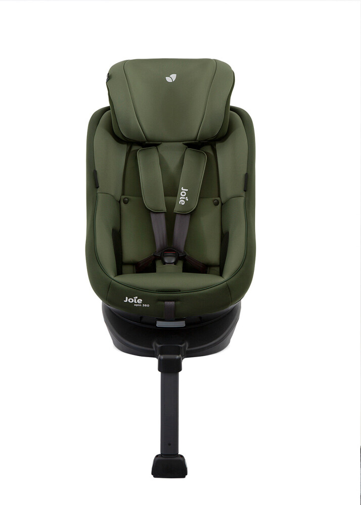 Scaun auto pentru copii Joie rotativ cu Isofix Spin 360° Moss, 0-18 kg, testat ADAC