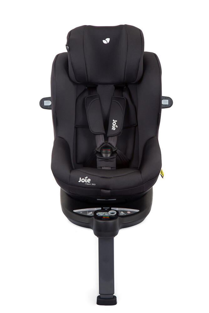 Scaun auto pentru copii Joie i-Spin 360° Coal, nastere-105 cm, testat Suplimentar la impact lateral, frontal si din spate, testat ADAC