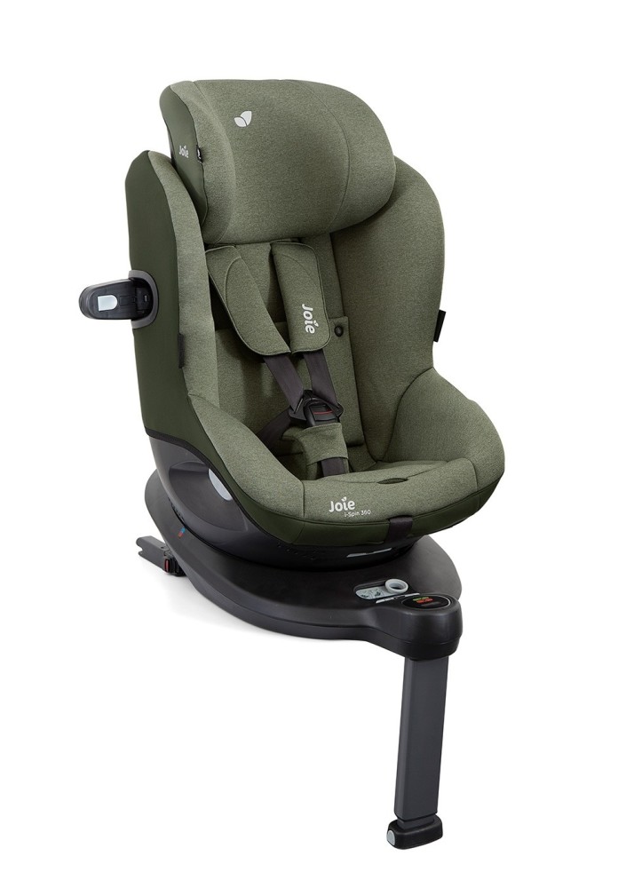 Scaun auto pentru copii Joie i-Size i-Spin 360° Moss , nastere - 105 cm, testat ADAC si testat Suplimentar la impact lateral, frontal si din spate