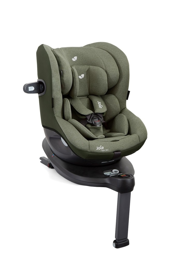 Scaun auto pentru copii Joie i-Size i-Spin 360° Moss , nastere - 105 cm, testat ADAC si testat Suplimentar la impact lateral, frontal si din spate