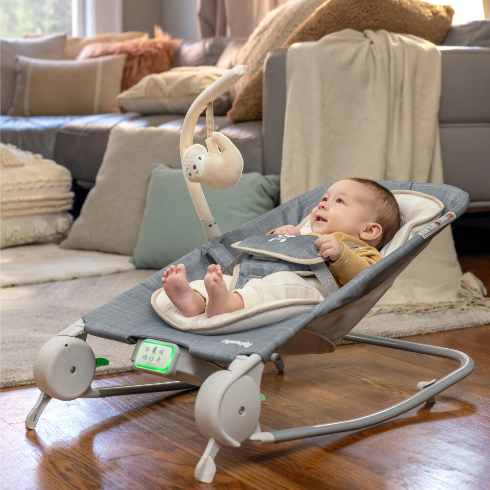 Balansoar cu functie de masaj Ingenuity Happy Belly Rock-to-Bounce - Parker