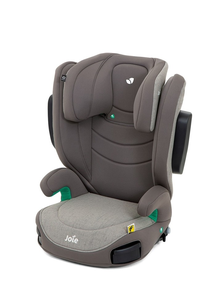 Scaun auto pentru copii Joie i-Size i-Trillo lx Dark Pewter, 100-150 cm, testat ADAC si testat Suplimentar la impact lateral, frontal si din spate