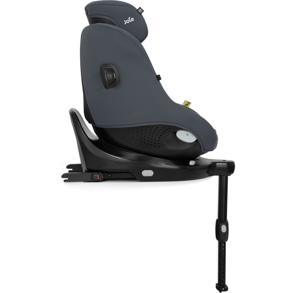 Scaun auto pentru copii Joie i-Size i-Pivot 360° Dark Slate, nastere - 105 cm, testat Suplimentar la impact lateral, frontal si din spate