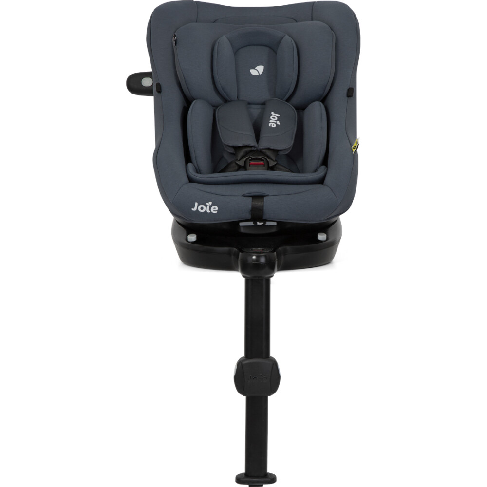 Scaun auto pentru copii Joie i-Size i-Pivot 360° Dark Slate, nastere - 105 cm, testat Suplimentar la impact lateral, frontal si din spate