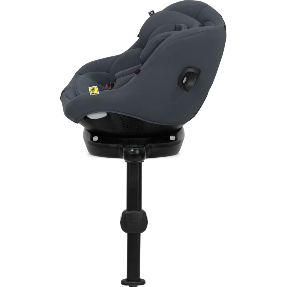 Scaun auto pentru copii Joie i-Size i-Pivot 360° Dark Slate, nastere - 105 cm, testat Suplimentar la impact lateral, frontal si din spate