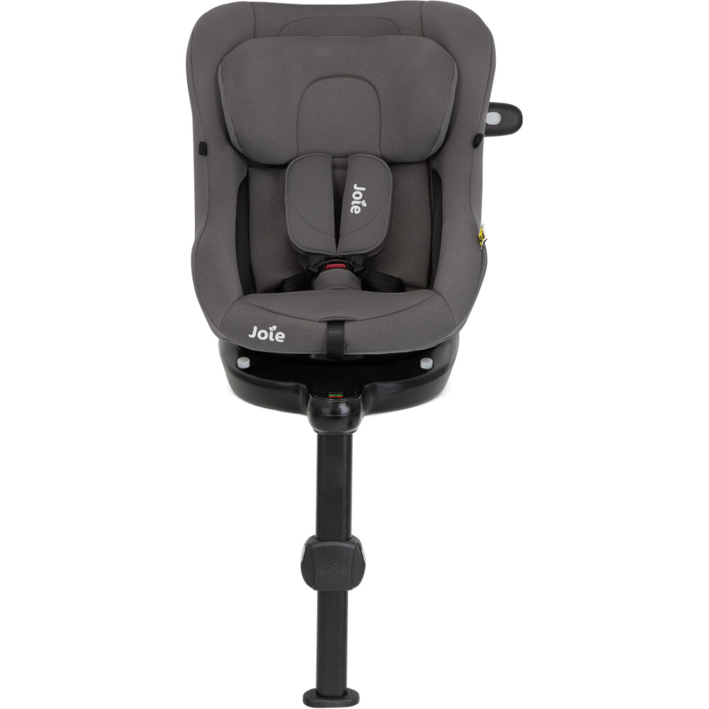 Scaun auto pentru copii Joie i-Size i-Pivot 360° Thunder, nastere - 105 cm, testat Suplimentar la impact lateral, frontal si din spate