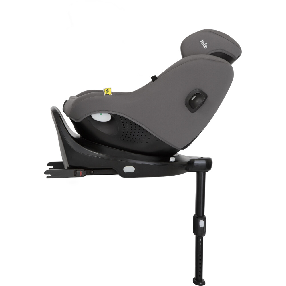 Scaun auto pentru copii Joie i-Size i-Pivot 360° Thunder, nastere - 105 cm, testat Suplimentar la impact lateral, frontal si din spate