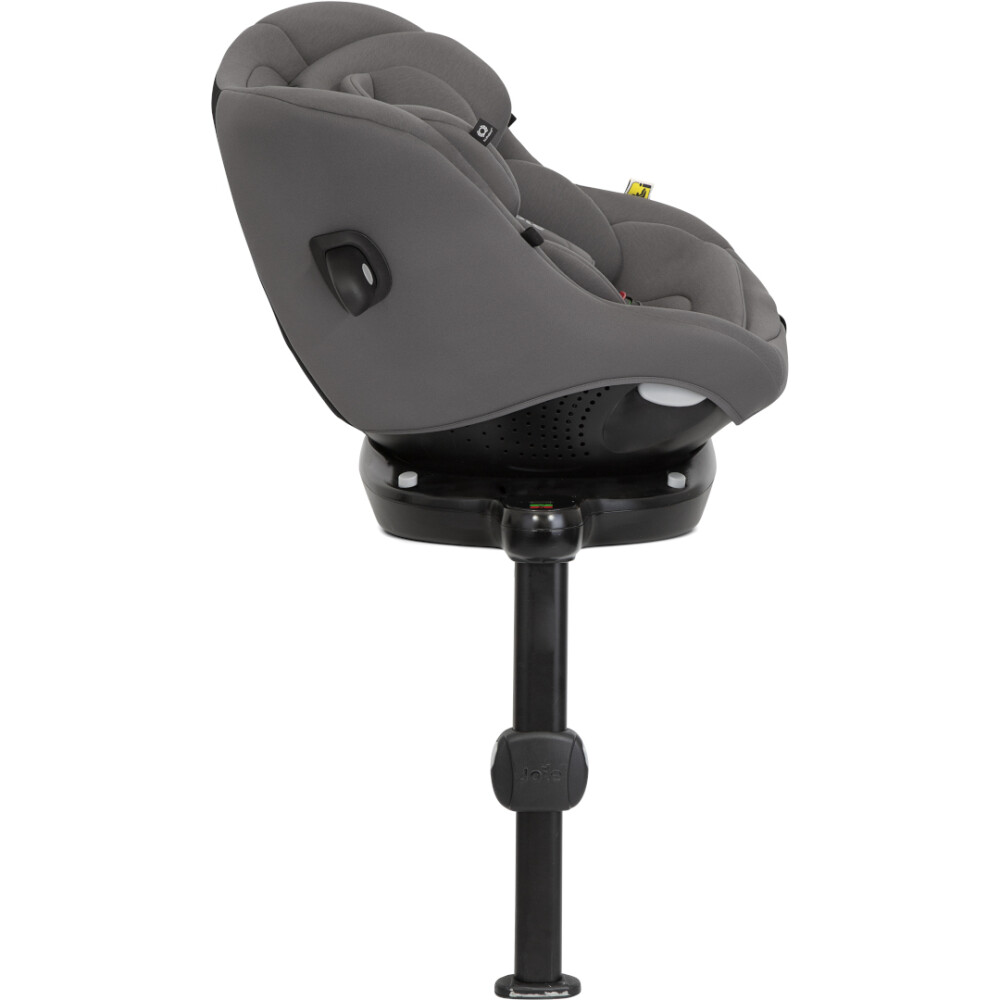 Scaun auto pentru copii Joie i-Size i-Pivot 360° Thunder, nastere - 105 cm, testat Suplimentar la impact lateral, frontal si din spate