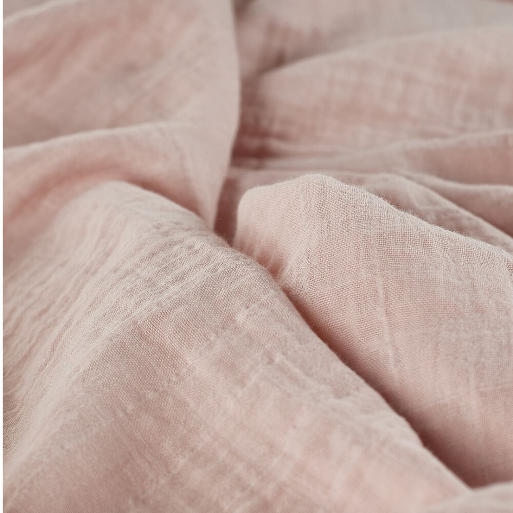 Muselina multifunctionala din bumbac 100% organic, ONINO HUG.me, Warm Peach, x1 bucata, 120 x 120 cm, certificata GOTS