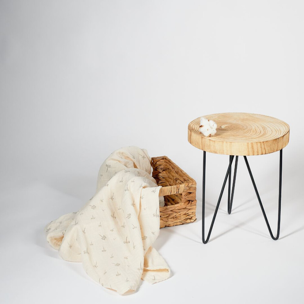 Muselina multifunctionala din bumbac 100% organic, ONINO SNUGGLE.me, Pure Life, x1 bucata, 120 x 120 cm, certificata GOTS
