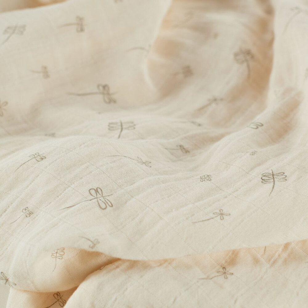 Muselina multifunctionala din bumbac 100% organic, ONINO SNUGGLE.me, Pure Life, x1 bucata, 120 x 120 cm, certificata GOTS