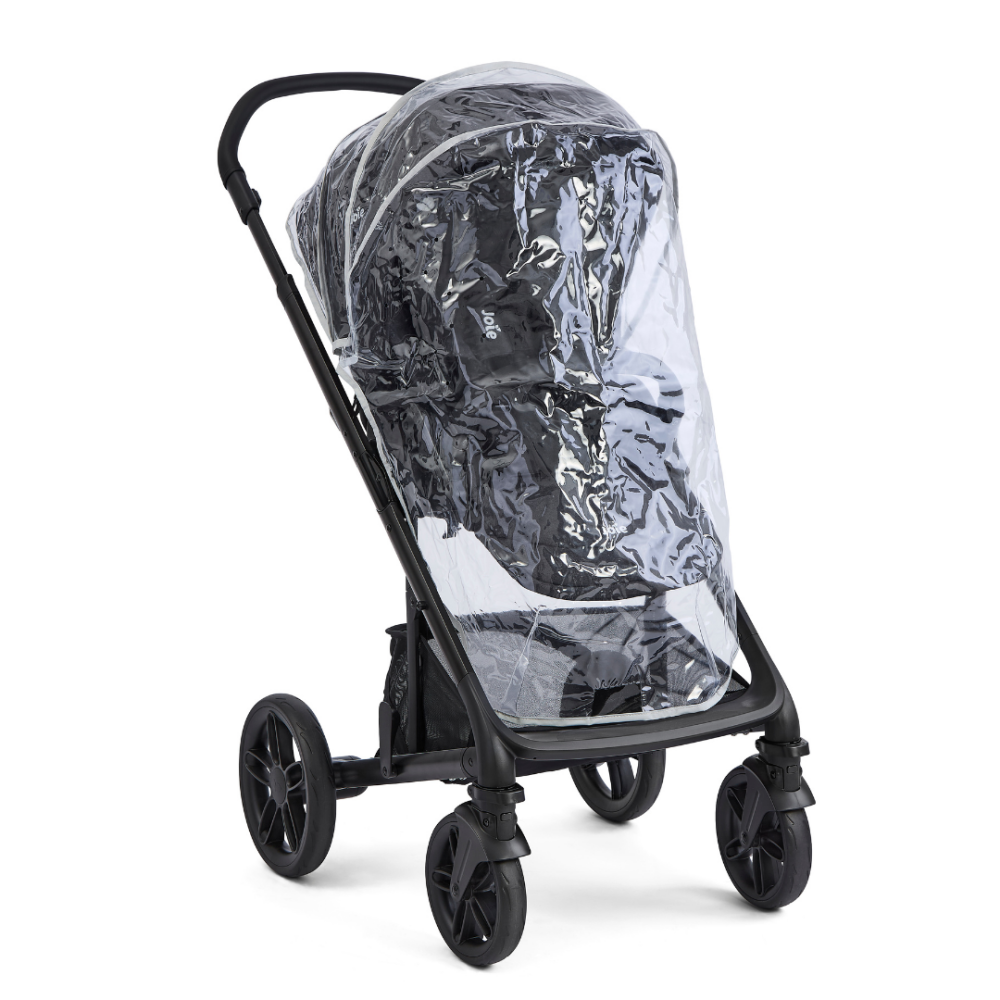 Carucior pentru copii multifunctional 3 in 1 Joie Chrome 2 Raven  (Carucior Chrome 2 Raven + Landou Chrome Raven+ scoica i-Snug Raven)