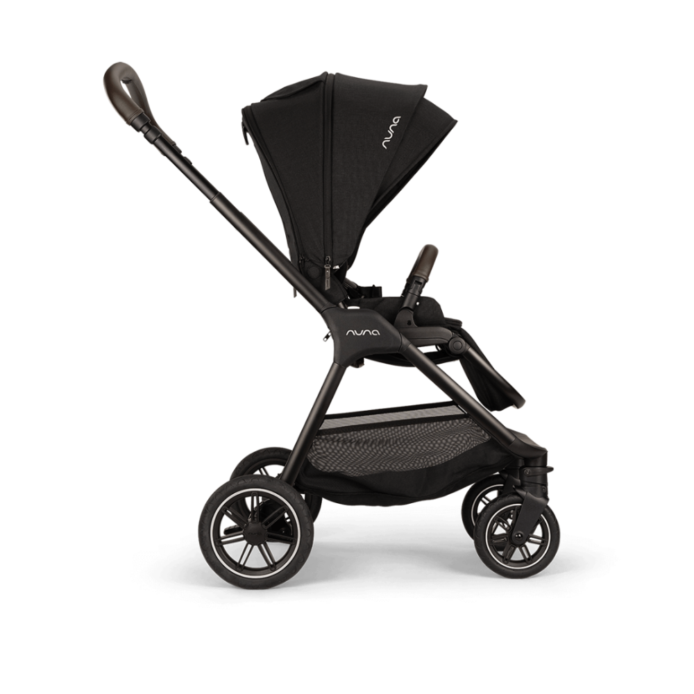 Set carucior compact Nuna TRIV next Caviar + Landou LYTL Caviar