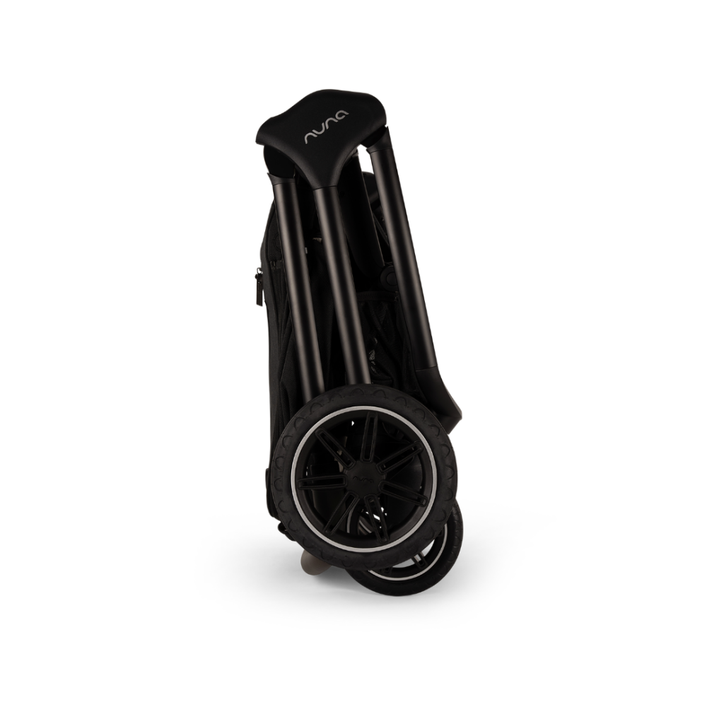 Set carucior compact Nuna TRIV next Caviar + Landou LYTL Caviar