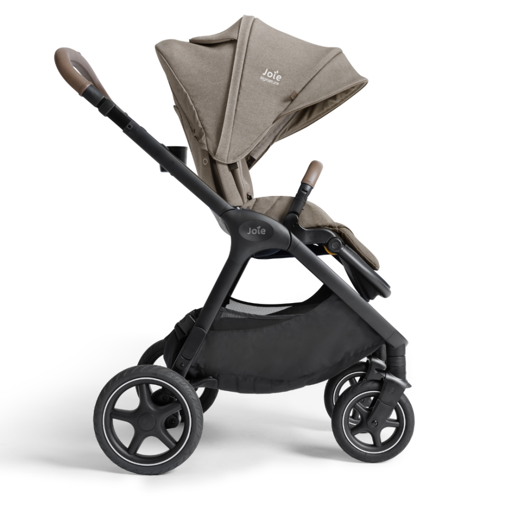Carucior pentru copii multifunctional 3 in 1 Joie Finiti Signature Maple (Carucior Finiti + Landou Ramble XL + scoica i-Snug)
