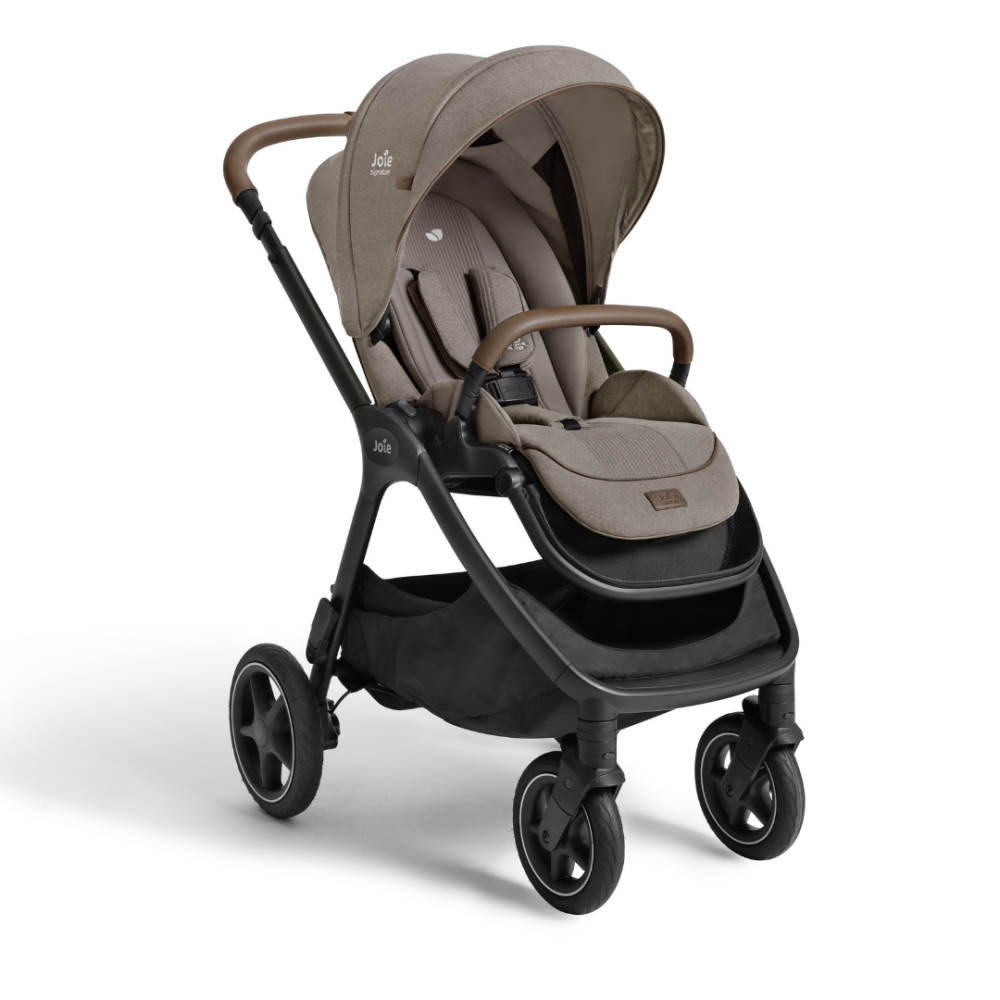 Carucior pentru copii multifunctional 3 in 1 Joie Finiti Signature Maple (Carucior Finiti + Landou Ramble XL + scoica i-Snug)