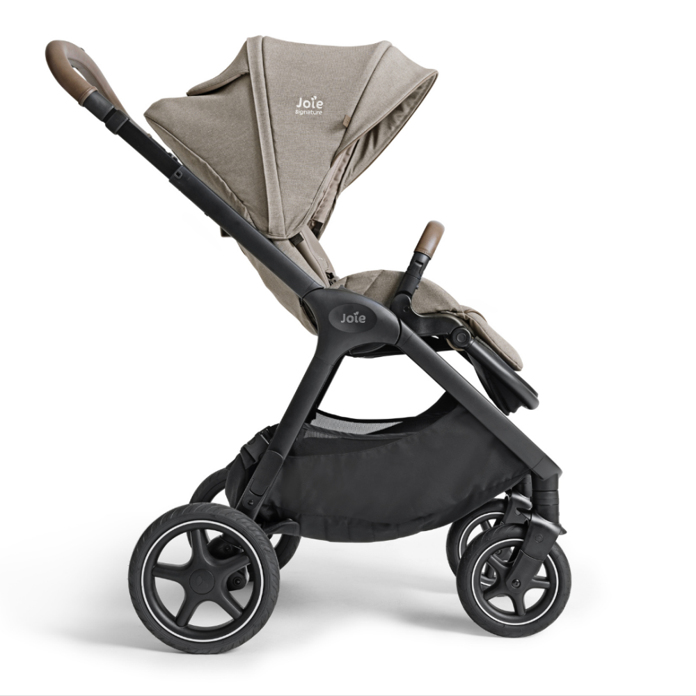 Carucior pentru copii multifunctional 3 in 1 Joie Finiti Signature Maple (Carucior Finiti + Landou Ramble XL + scoica i-Snug)