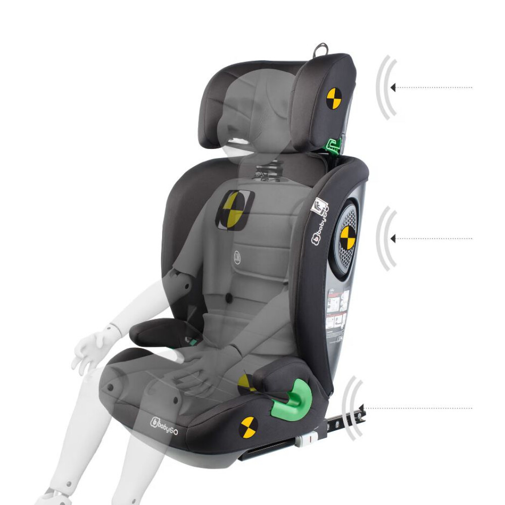 BabyGo - Scaun auto SafeChild2 Grey, 100-150 cm
