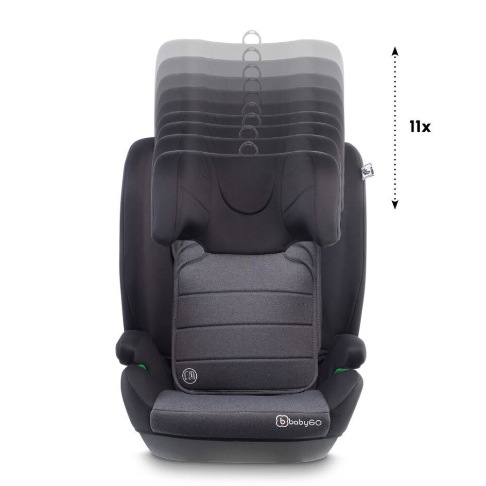 BabyGo - Scaun auto SafeChild2 Grey, 100-150 cm