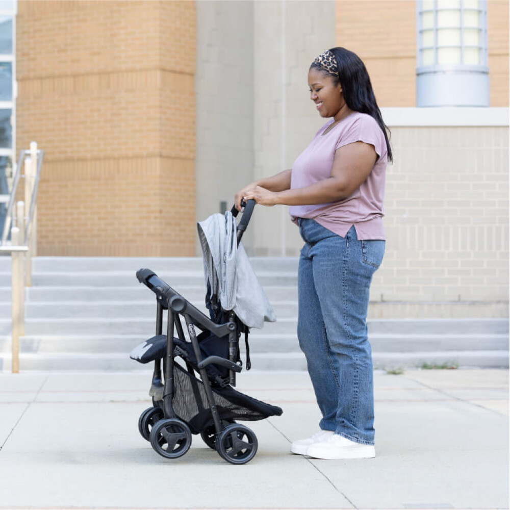 Carucior de gemeni Graco DuoRider Steeple Gray