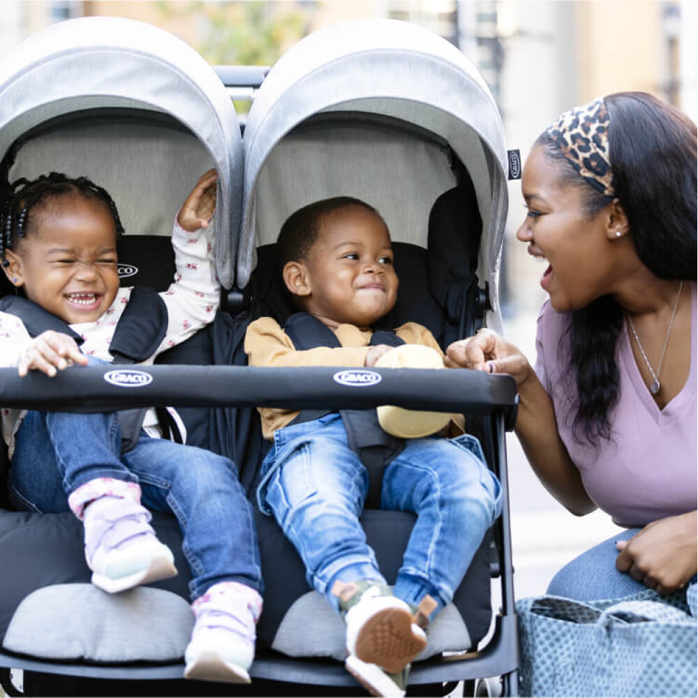 Carucior de gemeni Graco DuoRider Steeple Gray