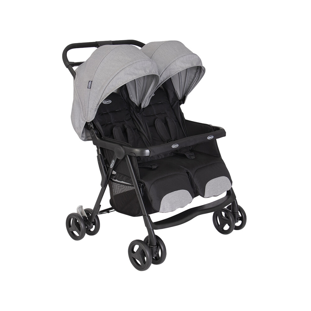Carucior de gemeni Graco DuoRider Steeple Gray