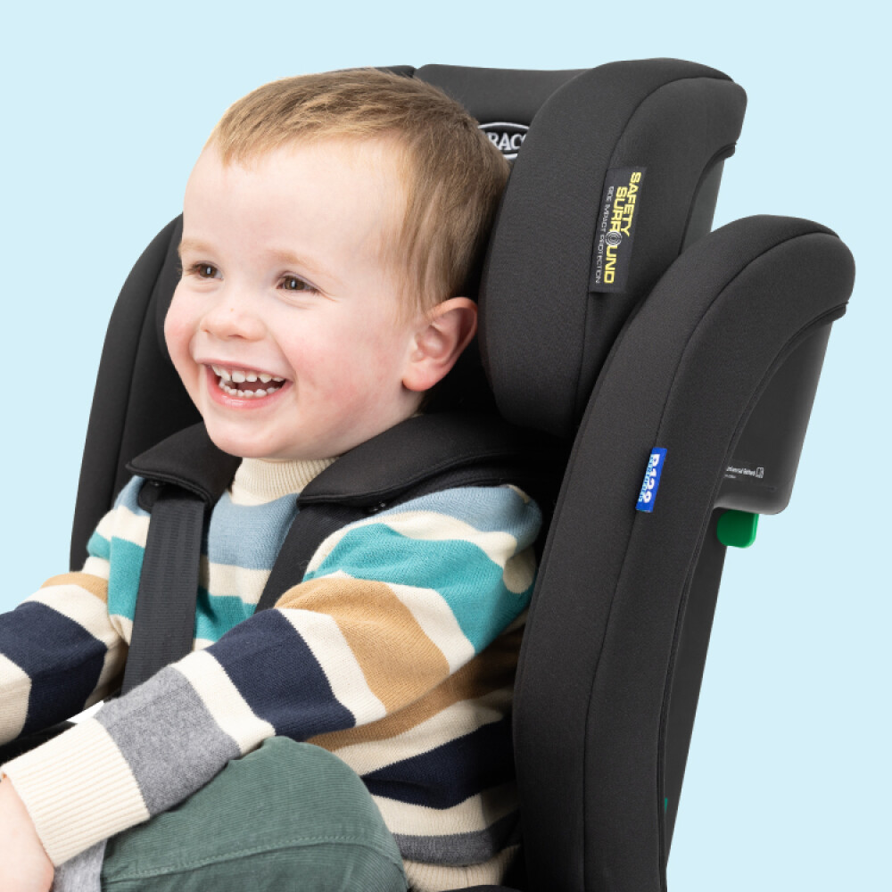 Scaun auto Graco Eldura Midnight, 76-150 cm, certificat R129